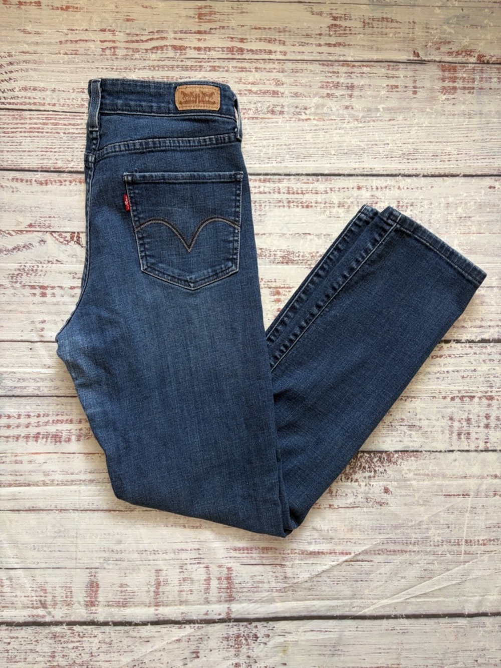 Levi's Mid Rise Sky Blue Denim Jeans
